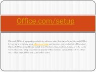 www.Office.Com/Setup - Office Product Key