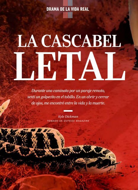 La cascabel letal