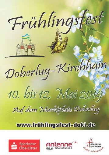 Programmheft Frühlingsfest Doberlug-Kirchhain