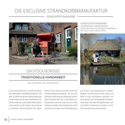 STILPUNKTE Lifestyle Guide Ausgabe 15 Hamburg / Sylt  -  Frühjahr/Sommer 2019