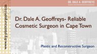 Dr. Dale A. Geoffreys- Reliable Cosmetic Surgeon in Cape Town