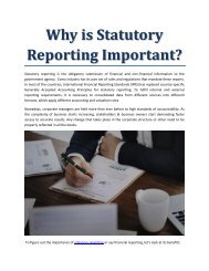 Why is Statutory Reporting Important?