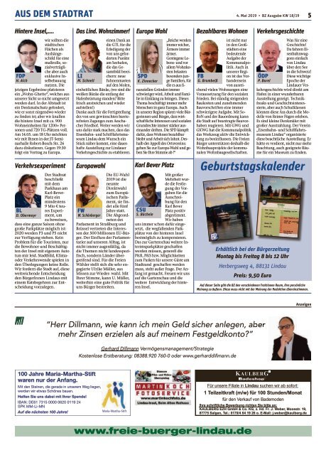 04.05.19 Lindauer Bürgerzeitung