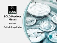 British Royal Mint Coins - BOLD Precious Metals