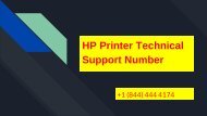 HP Printer Technical Support Number