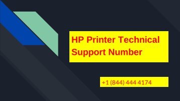 HP Printer Technical Support Number