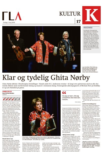 GHITA NØRBY: MUSIK & EVENTYR - 2019