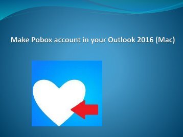 Make Pobox account in your Outlook 2016-converted
