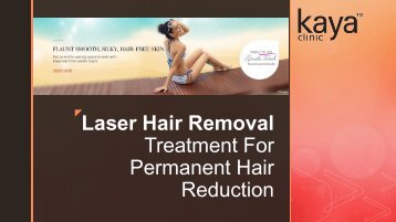 Laser Hair Removal Treatment For Permanent Hair Reduction