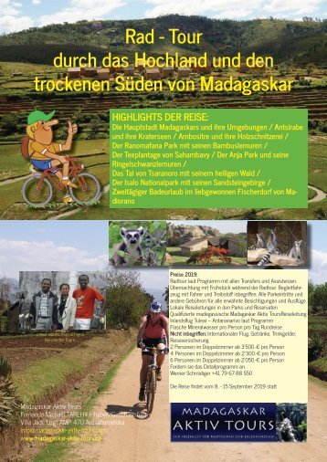 Flyer Radreise-Madagaskar