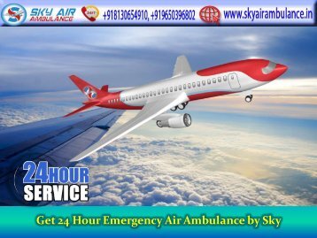 Choose Low-Cost Air Ambulance from Bhopal to Mumbai by Sky