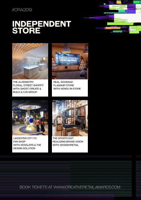 Creative Retail Awards 2019 - Shortlist Brochure