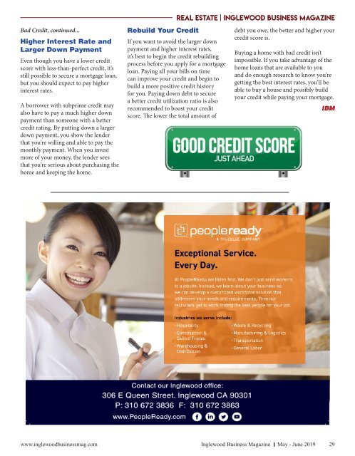 Inglewood Business Magazine May 2019