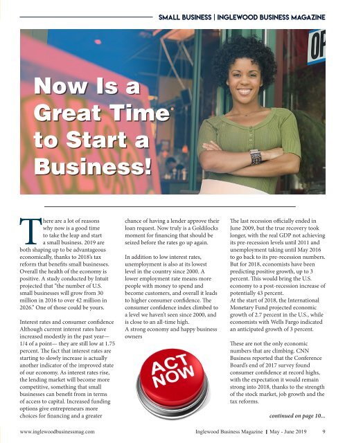 Inglewood Business Magazine May 2019