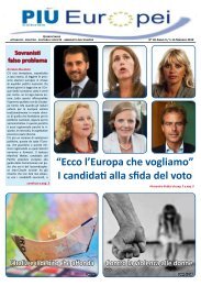 “Ecco l’Europa che vogliamo”