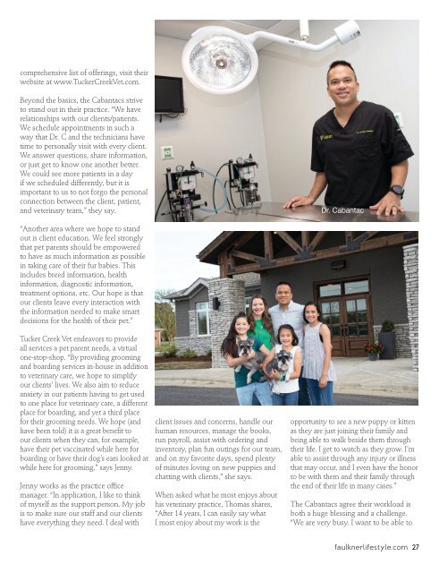 Faulkner Lifestyle May 2019 Issue