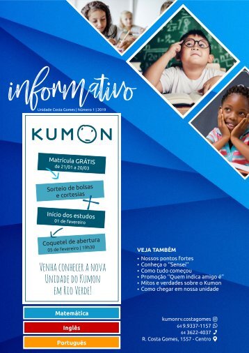 Informativo Kumon Costa Gomes