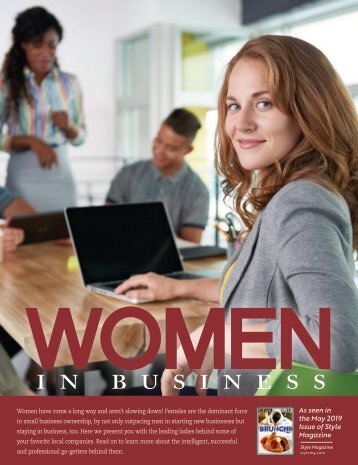 Style Magazine Women In Business Special Advertising Section