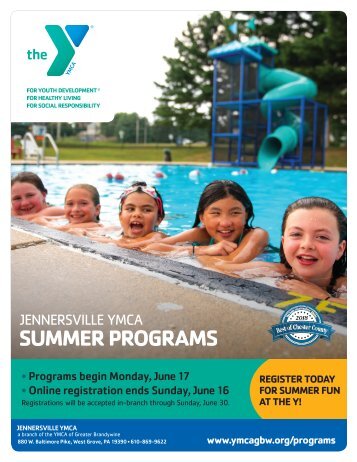 Jennersville YMCA Summer Program Guide