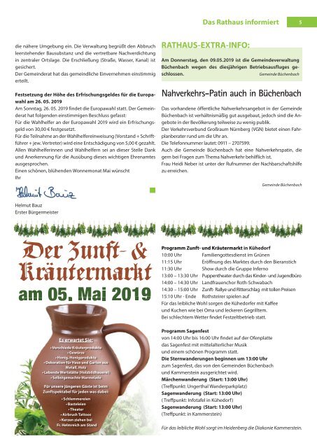 Mai 2019 - Büchenbacher Anzeiger