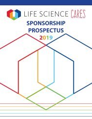 Life Science Cares Sponsorship Prospectus 2019 & Membership Flyer