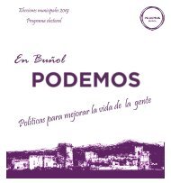 PODEMOS PROGRAMA MUNICIPALES 2019