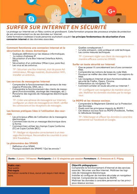 Formations numériques : catalogue 2s-academy