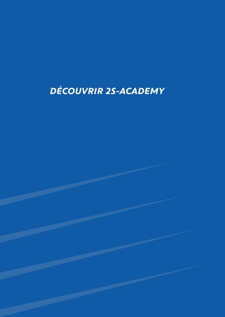 Formations numériques : catalogue 2s-academy