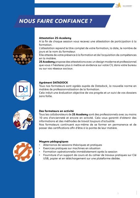 Formations numériques : catalogue 2s-academy