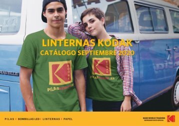 Catalogo de LINTERNAS LED Kodak Agosto 2020