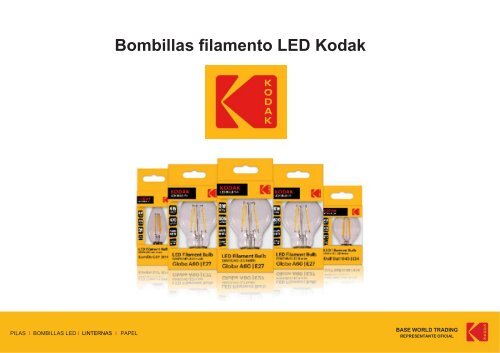 Catálogo de Iluminación LED Kodak Abril19