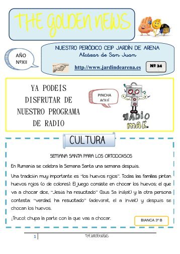 THE GOLDEN NEWS. Nº 24. 2018/2019