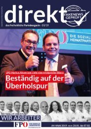 FPÖ Tirol | Direkt | 01/2019
