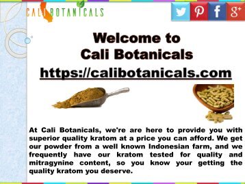 Buy Kratom Powder & Leaf Online