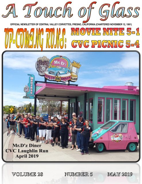 Central Valley Corvettes of Fresno - May 2019