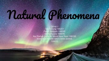 NATURAL PHENOMENA