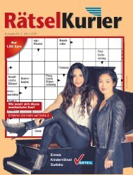 Rätsel Kurier April