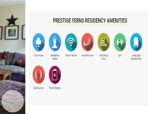 prestige ferns residency new brochure in Sarjapur Road , Bangalore