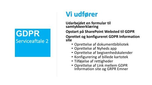 NEM Oversigt over GDPR services 