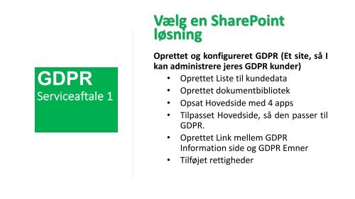 NEM Oversigt over GDPR services 