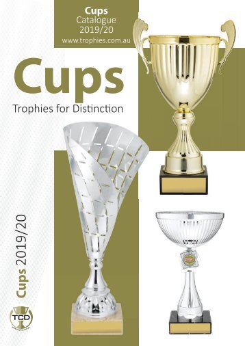 Trophies for Distinction - Cups 2019