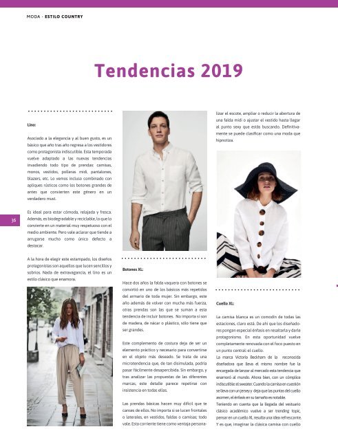 ESTILO COUNTRY OTOÑO 2019