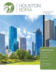 Houston BOMA Highlights, Q2 2019