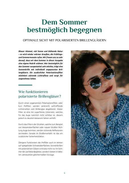 Sehenswert Magazin Frühling/Sommer 2019 - Optik Lachnit