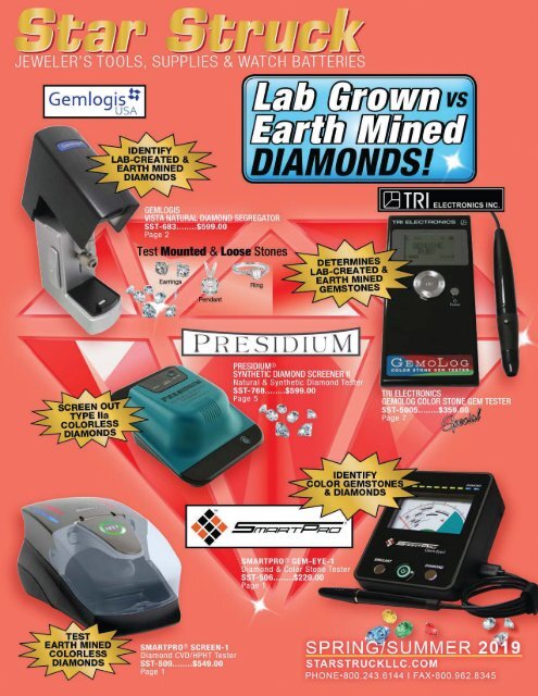 Diamond Selector II Diamond & Gem Testers - Jeweler's Tools, Supplies &  Watch Batteries by Star Struck