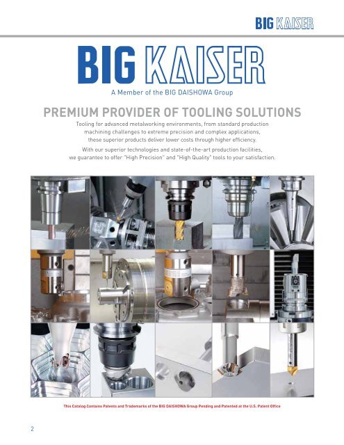 BIG KAISER High Performance Tooling Solutions 2018-2019