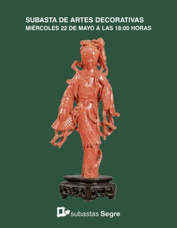 Subasta de Artes Decorativas Mayo 2019