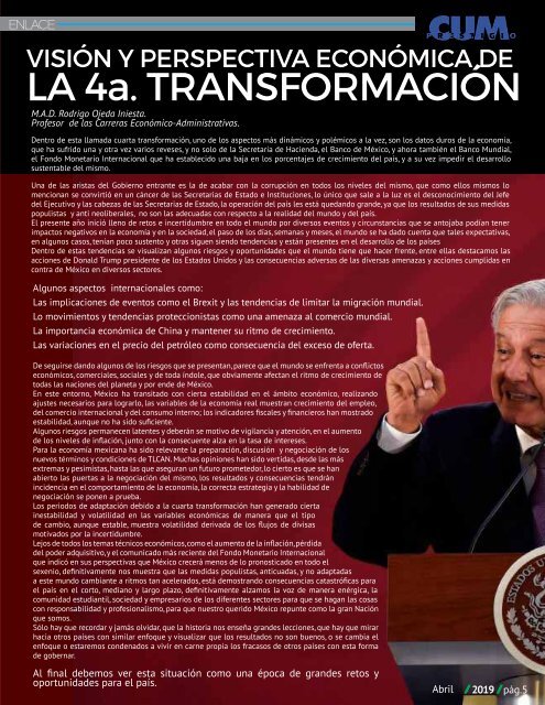 Revista Enlace - Abril - 2019