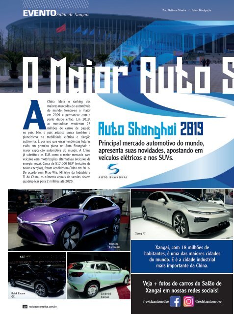 REVISTA AUTOMOTIVO - EDIÇÃO 140 - MAIO DE 2019