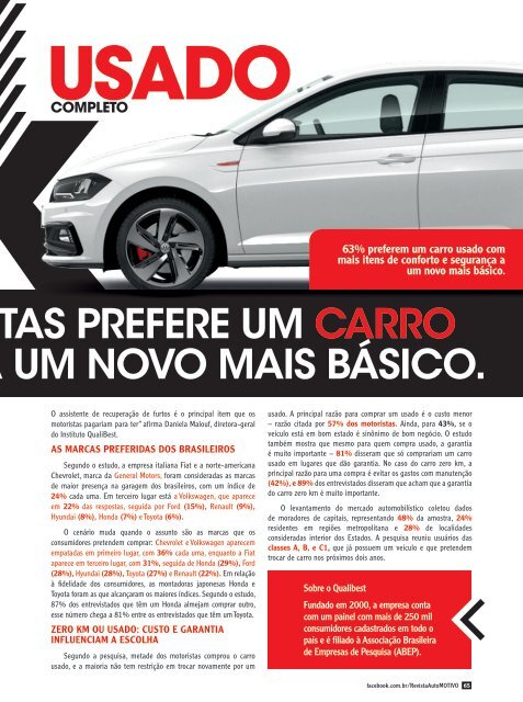 REVISTA AUTOMOTIVO - EDIÇÃO 140 - MAIO DE 2019